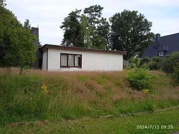 Bild des Grundstücks mit Bungalow © Samtgemeinde Sottrum